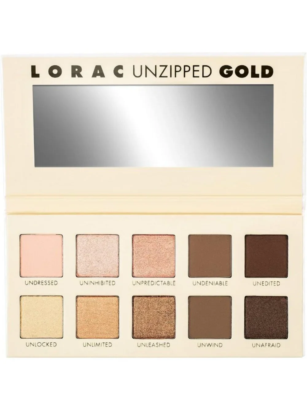 Unzipped Eyeshadow Palette - Versatile Matte & Glitter Shades for Stunning Looks